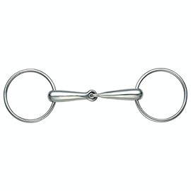 Shires Equestrian - Hollow Mouth Race Snaffle - S/steel - Size: 51/2