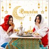 Ramadan Kareem Backdrop Banner,Ramadan Decorations for Home,Eid Festival Muslim Islam