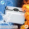 Jsngbse 6200°F Fireproof Document Bag with Lock, 15x 11.8 Inch