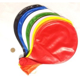 Giant Balloons, Set of 8 Colors, 35.4 inches (90 cm), Balbig101