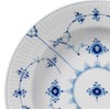 Royal Copenhagen 1017196 Blue Fluted Plain Deep Plate, 9.1 inches