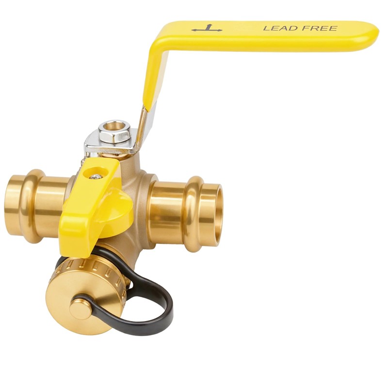 WHK 3/4" inch Pro Press Full Port 3 Way T