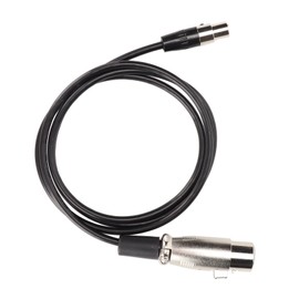 ASHATA Cable Mini XLR a XLR, Adaptador de Cable de Audio XLR Hembra a Mini XLR Macho para K240 K240S K240MK II K141 K171 K181 Q701 K702 K271s K271 MKI M220 HDJ 2000