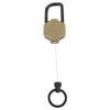 Magnetic Retractable Keychain Stainless Steel Wire Easy Pull Buckle Carabiner