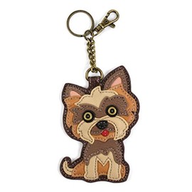 Chala Pal Bag Charm/Key-Fob/Coin Purse- Men's Best Friend Collection (Yorkie Terrier)