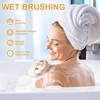 VireEyU Bamboo Wooden Body Brush Set – 2 Pieces Dry