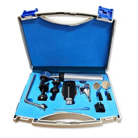 MEDSTAR | Estuche de diagnóstico universal con Otoscopio y Oftalmoscopio de Luz Led