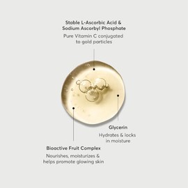 Suero facial con complejo de vitamina C, tratamiento facial antienvejecimiento con ácido hialurónico y vitamina E, 1 oz