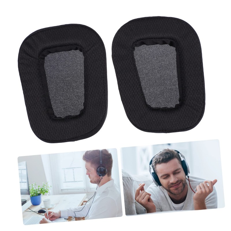 CAXUSD 2pcs Mesh Ear Pads Replacement Compatible Headsets and Comfortable