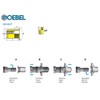 GOEBEL® - 250 x Blind Rivet Nuts M6 Galvanised Steel