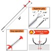 5 in 1 Sink Snake Drain Auger Hair Catcher, Drain