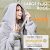 Mia&Coco Hoodie Blanket Women and Men, Oversized Hooded Blanket Hoodie