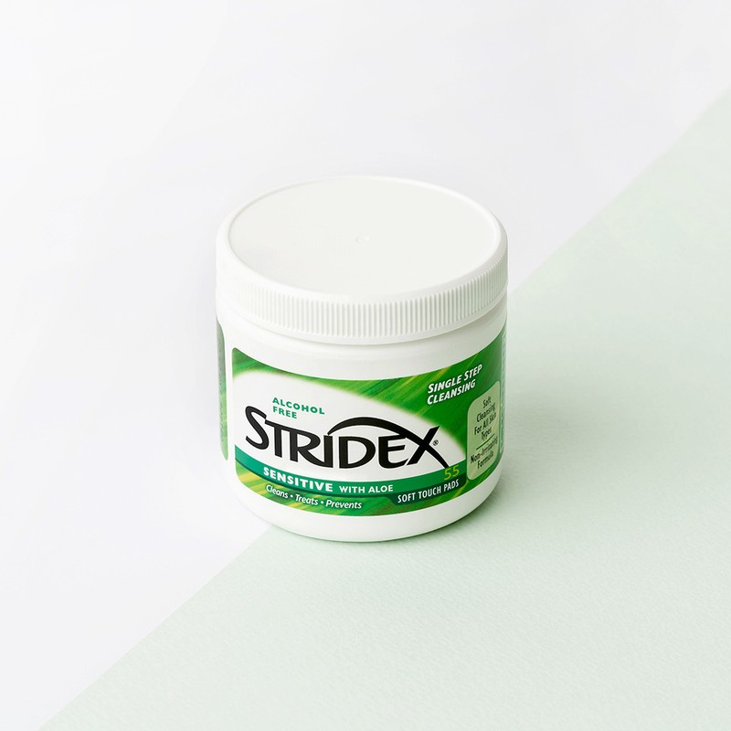 Stridex Sensitive Sebum Pimple Pore Pad Cleansing Pad 55 sheets