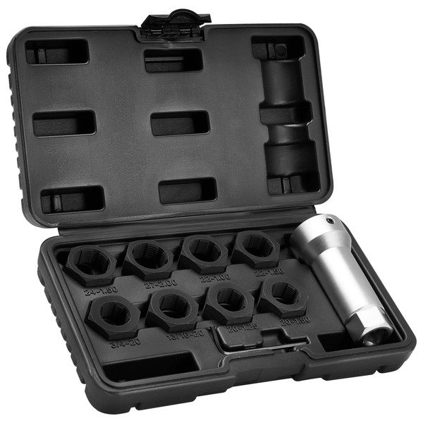 10-Piece Axle Spindle Threading Set: Comprehensive Axle Thread Repair Kit