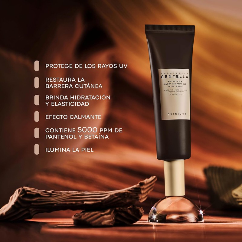 SKIN1004 Madagascar Centella Probio-Cica Glow Sun Ampoule 50ml