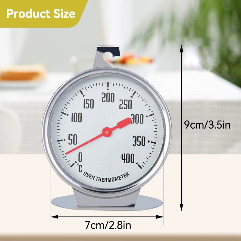 Electric Stove Thermometer Oven Thermometer for Gas Stove Stainless Steel