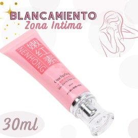 Crema Aclarante Zonas Intima Pezón Axilas Mujer Blanquea F