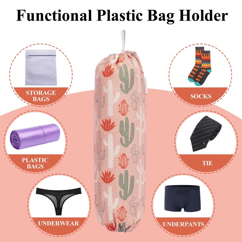 TOGETRUE Plastic Bag Holder, Wall Mount Plastic Bag Organizer Dispenser,