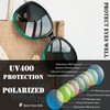 Joopin Big Sunglasses Trendy Rectangle Elegant Gradient Green Shades for