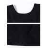 BaronHong Men's Body Shaper Chest Binder Flat Compression 3 Rows
