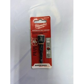 Milwaukee Shockwave Impact Duty Magnetic Nut Driver, 7/16 in., Model# 49-66-4536