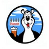 Hamm's Beer Sign Sticker Collectible Hamms Bear Hold Cold Brew