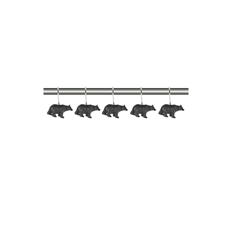 Interior Trends 12 Piece Set of Decorative Shower Curtain Hooks