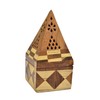 Temple Incense Cone Burner - Jointed Wood