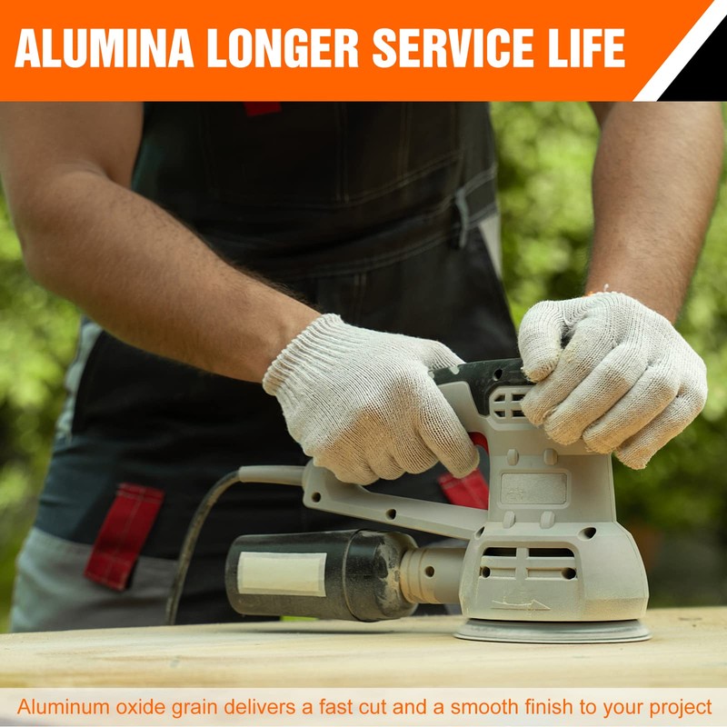 Awutzut 125mm Sanding Discs 100 Grit for 5 inch Discs