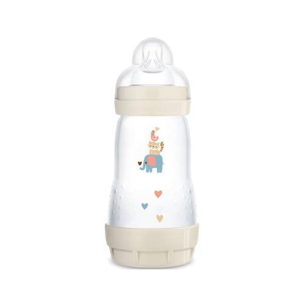 MAM Easy Start Anti Colic Plastic Bottle with Silicone Soother