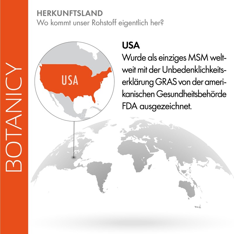 Botanicy BOTANICY Zndex Forte Complex 3er Pack - OptiMSM Hochdosiert,
