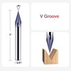 SpeTool 30 Degree V Groove Router Bit with Tiain Coated1/4