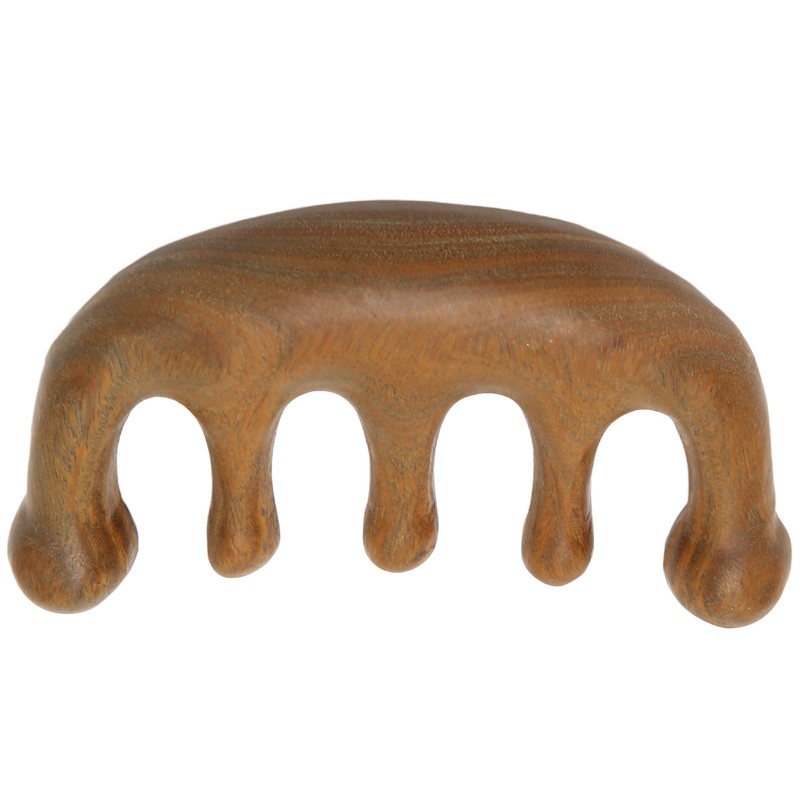 Wood Massage Comb Sandalwood Scraping Scalp Massage Comb for Head