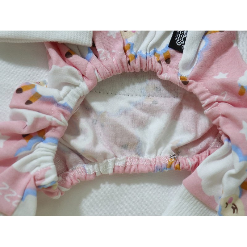 Pink Puppy Christmas Dog Clothes Pajamas for Small Medium Dogs