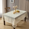 HLC.ME Isabella Floral Lace Tablecloth, Lace Fabric Table Cloth for