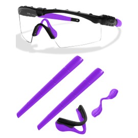 Replacement Earsocks & Nosepieces Rubber Kits for Oakley Si Ballistic M Frame 2.0 / Si M Frame 2.0 / Si M Frame 3.0 / Industrial M Frame 2.0 / M Frame 2.0 Strike Sunglass - Purple