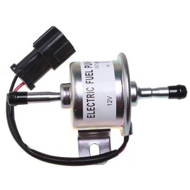 RONGPAS Fuel Pump AT318139 AM876266 TFP 12V compatible with John Deere 655 755 855 790 990 2520 2720 3120 Compact tractor U-SHIN Transistor with Black Plug