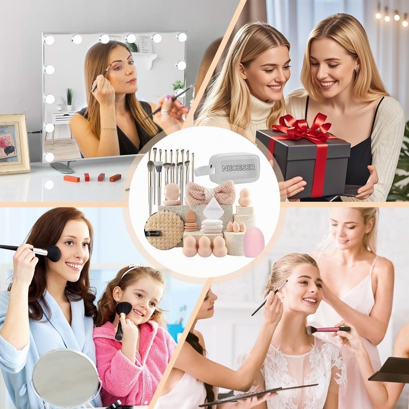 38 Piezas Makeup Brush Set, Brochas de Maquillaje Profesional, Herramientas