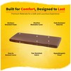 Blue Wave Seat Cushion for 2-Person Sauna - Brown