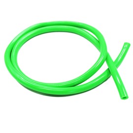 TDR 1 Meter Green Fuel Petrol Line Hose with Inline Fuel Filter for Pit Trail Quad Dirt Bike ATV Buggy, 10mm Outer 5mm Inner Diameter Fuel Hose Tube
