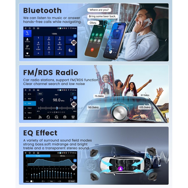 4G+64G Car Radio Stereo for VW Passat Jetta Tiguan Golf