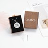 XSMZB Round Memorial Cremation Jewelry for Ashes Always in My