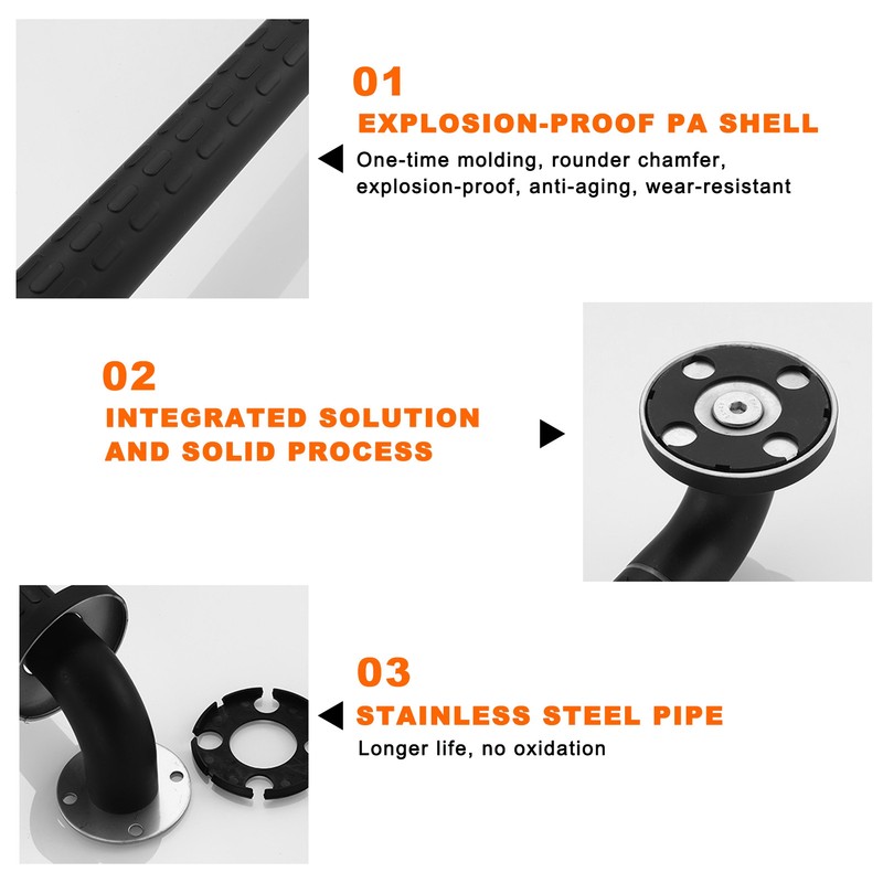 Stainless Steel Safety Handle Hand Rail Support Bathroom Grab Bar