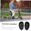 SUPVOX 2 Pcs Tricycle Pedals Nonslip Plastic Footrest Accessories for