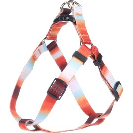 Flamingo Naja Step&Go Harness for Dogs Mixture S - Continuously Adjustable with Click Buckle - Strain Relief - A: 25-45 cm W: 25-45 cm x 15 mm x 2 mm