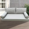 YAQSFGRZ Outdoor Daybed Cushion Cover Twin,Daybed Mattress Bolster Pillow Fitted