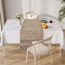 Homirty Modern Table Runner Roll, PVC Dining Table Runner, Washable Table Runner, Heat Resistant Non Slip Table Runner, Place Mats for Table, Rectangular Table Runner for Table Decor, 30x135 cm