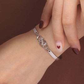 Drelinty To My Bonus Daughter Infinity Love Heart Adjustable Bracelet Stainless Steel Bracelets Bangle With Cards I Love You With All My Heart Jewelry Birthday Gift for Granddaughter Daughter-in-Law Women (To My Bonus Daughter)