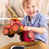 Battat- Wonder Wheels- Red Toy Tractor And Trailer – Farm