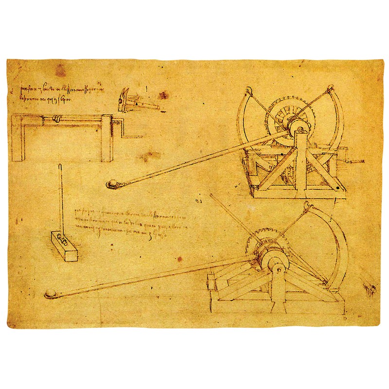 Leonardo Da Vinci Catapult - Assemble Set